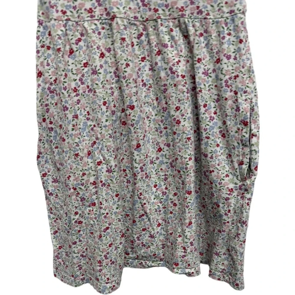 Old Navy Girls Floral Short Sleeve Dress Small 6-7 Cottagecore Spring